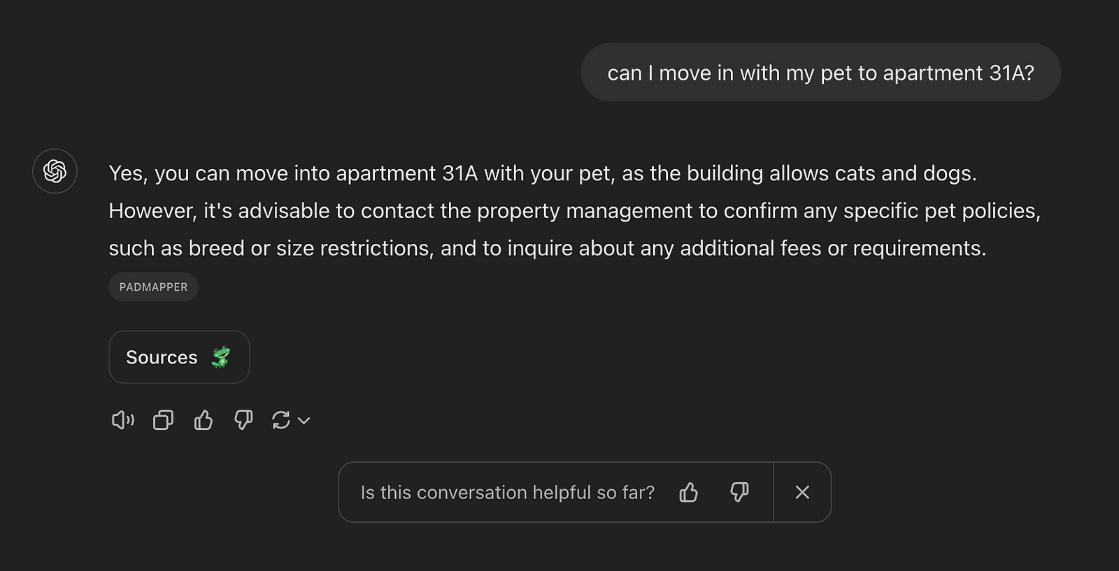 Huh? We'll dig into exactly how it got to this bizarre, confidently incorrect question, later